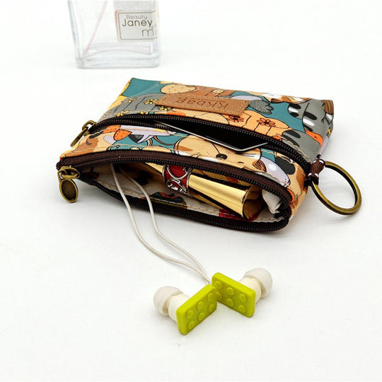 Geldbörse mit Tiermuster