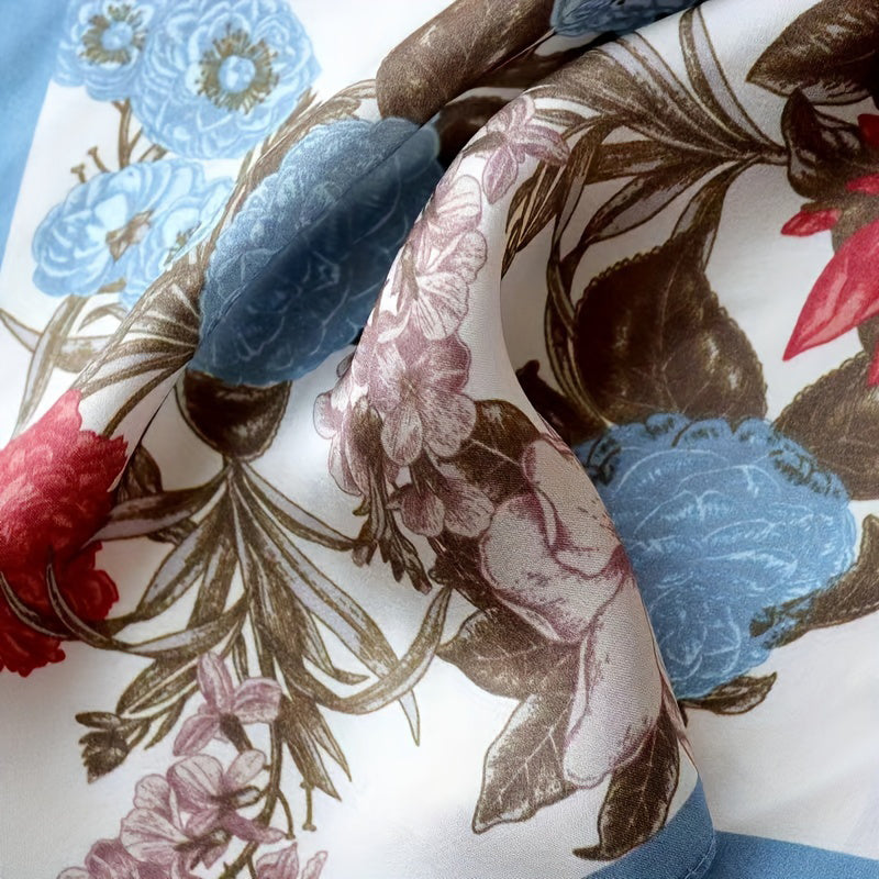 Eleganter Blumen-Schal