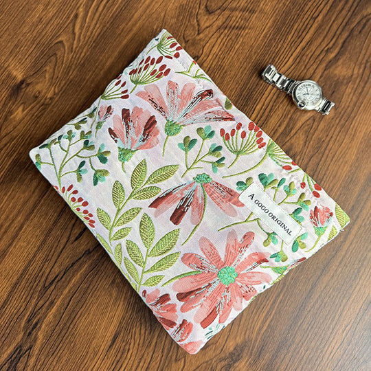 Vintage-Broderie-Blumen-Sac