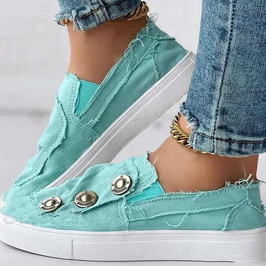 Bequeme flache Schuhe