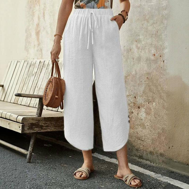 【Coton Et Lin】Bequameggte Freizeit-Jeans