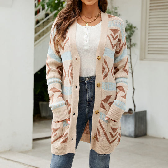 Vintage lockerer gestrickter Cardigan