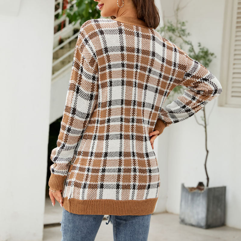 Vintage lockerer gestrickter Cardigan