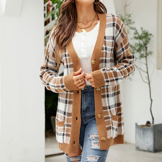 Vintage lockerer gestrickter Cardigan