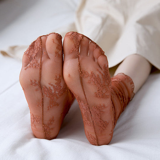 Atmungsaktive Spitze Socken