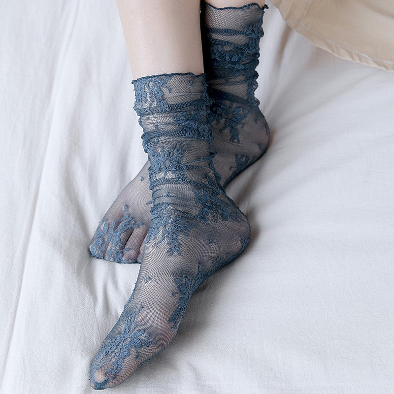 Atmungsaktive Spitze Socken