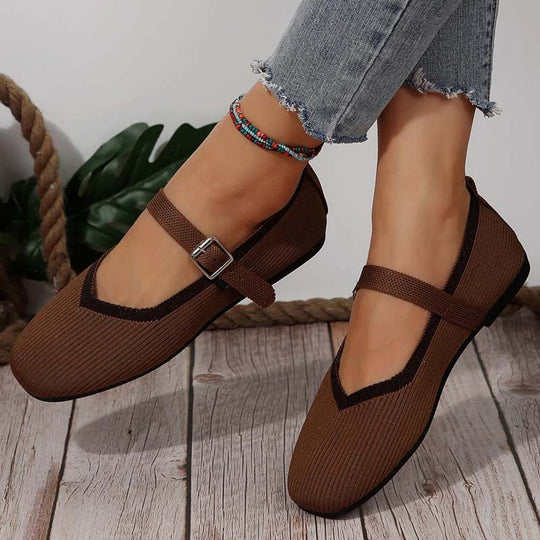 Atmungsaktive Flachschuhe