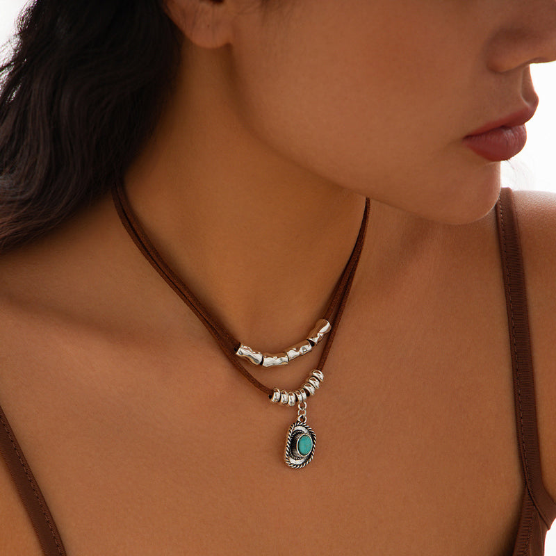 Vintage Anhänger Halskette