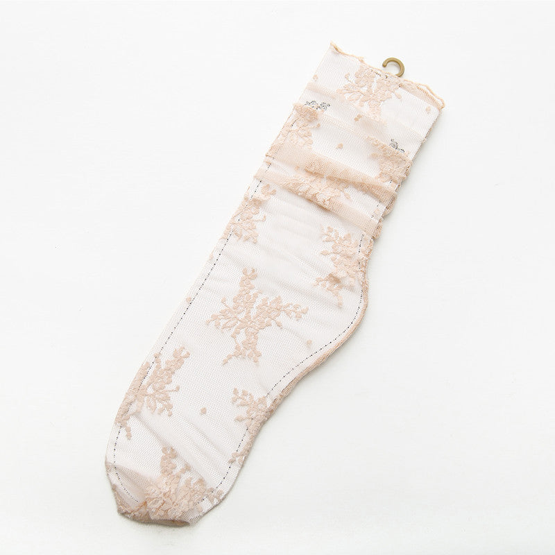 Atmungsaktive Spitze Socken