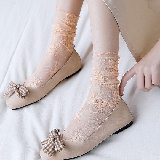 Atmungsaktive Spitze Socken