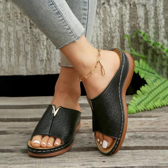 Bequeme Plateau-Pantoffeln