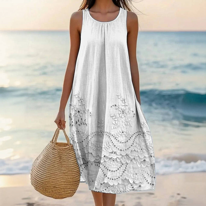 Elegantes Kleid mit Blumenmuster