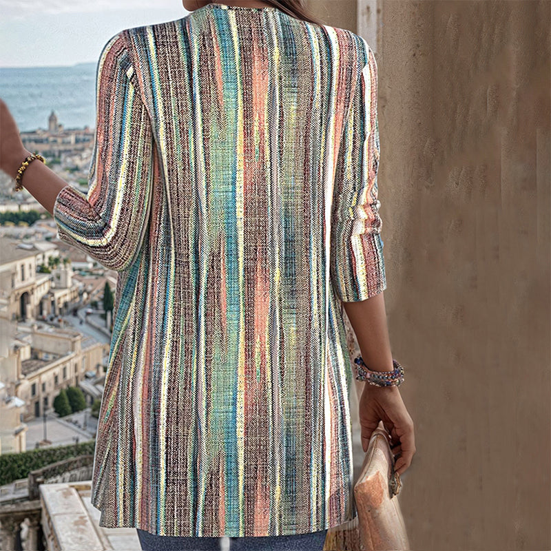 Vintage gestreifter Cardigan