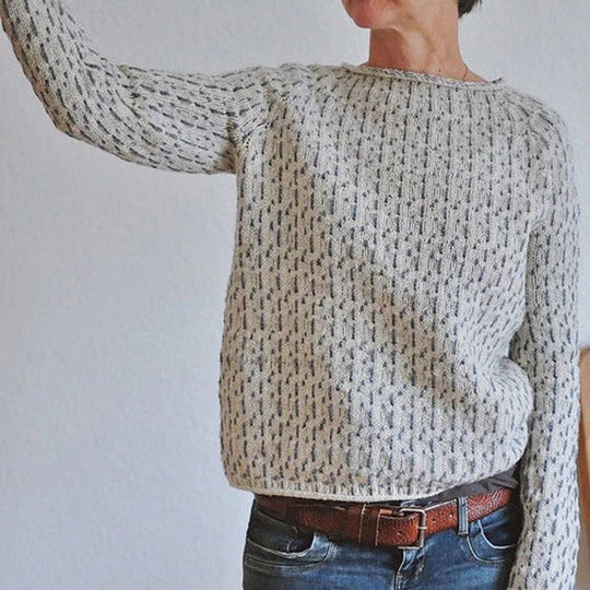Lässiges gestricktes Pull-Over