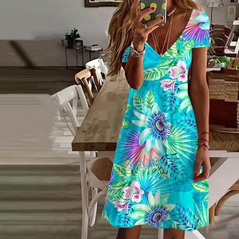 Vintage Kleid mit Blumenmuster