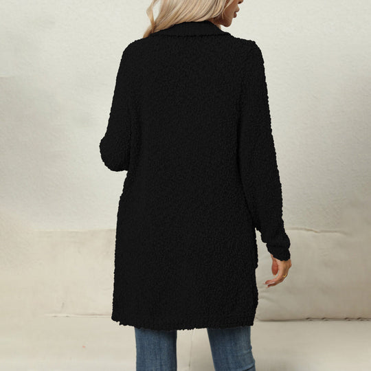 Lässiger einfarbiger Cardigan