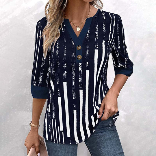 Vintage gestreifte Bluse