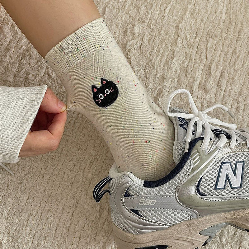 Lässige bedruckte Katzen-Socken