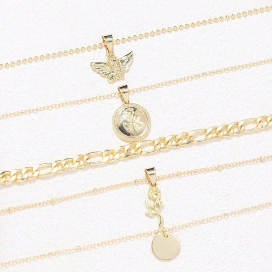 Bohemien Vintage Anhänger Halskette