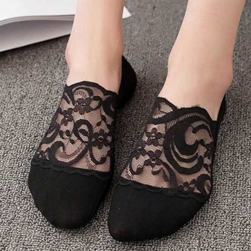 Atmungsaktive Blumenstrümpfe