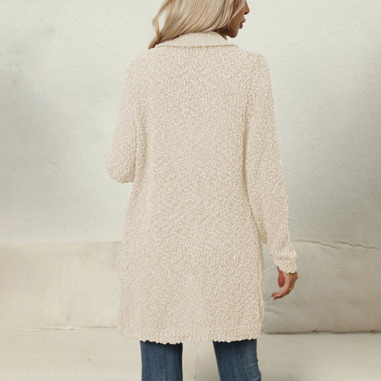 Lässiger einfarbiger Cardigan