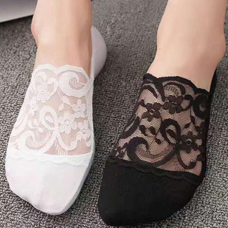 Atmungsaktive Blumenstrümpfe