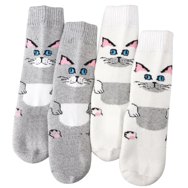Warme Socken mit Cartoon-Design