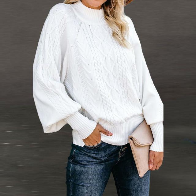 Lässiges Strick-Pullover