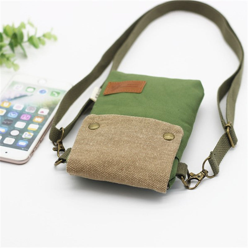 Vintage-Leinen-Tasche