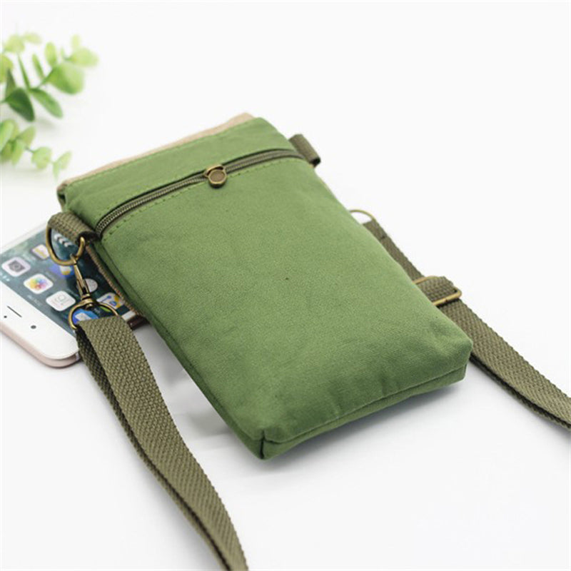 Vintage-Leinen-Tasche