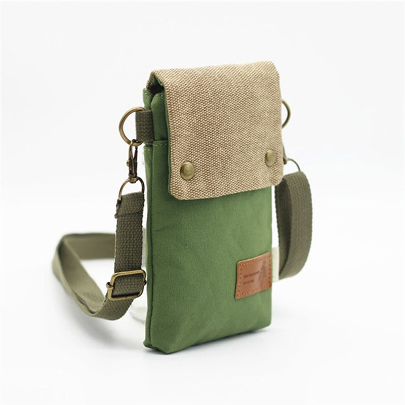 Vintage-Leinen-Tasche