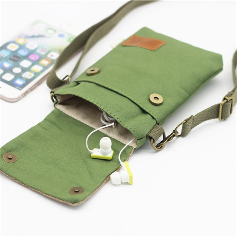 Vintage-Leinen-Tasche