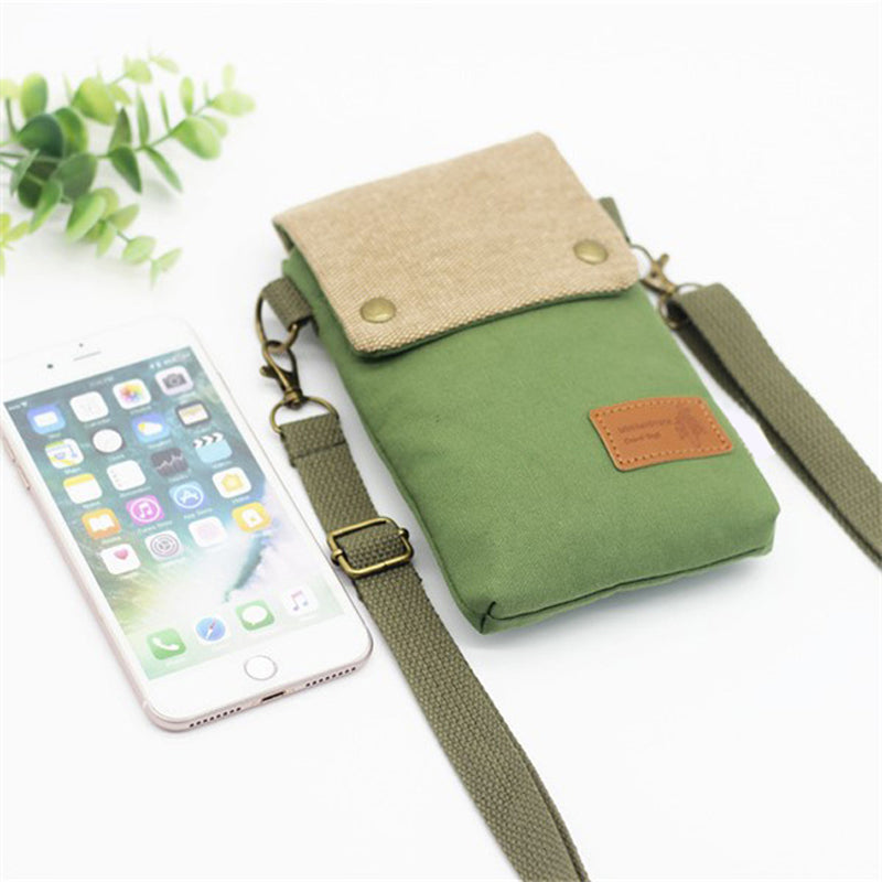 Vintage-Leinen-Tasche