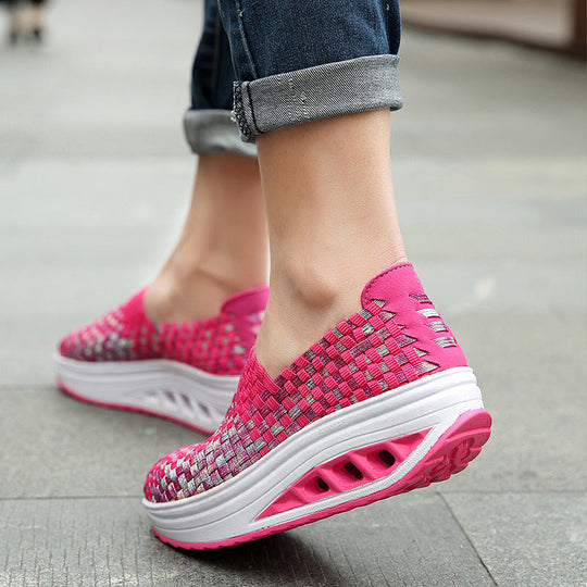 bequeme Plateau-Schuhe