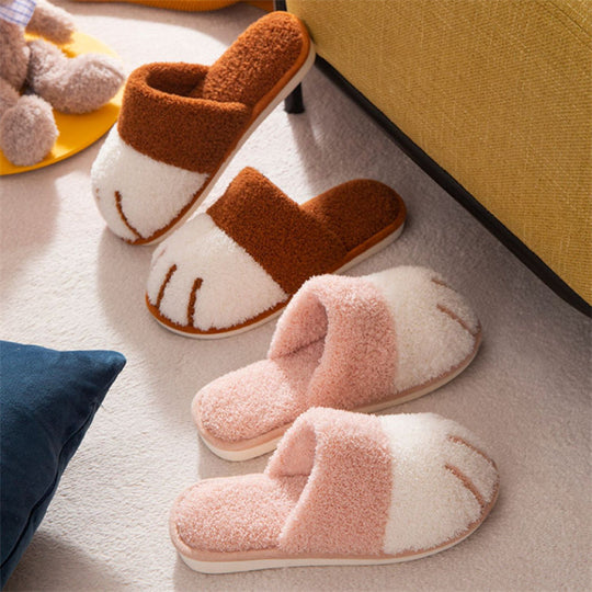 Katzenpfote Hausschuhe Wärmend