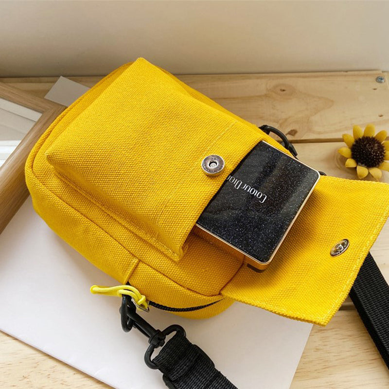 Lässige Margeriten-Tasche aus Stoff