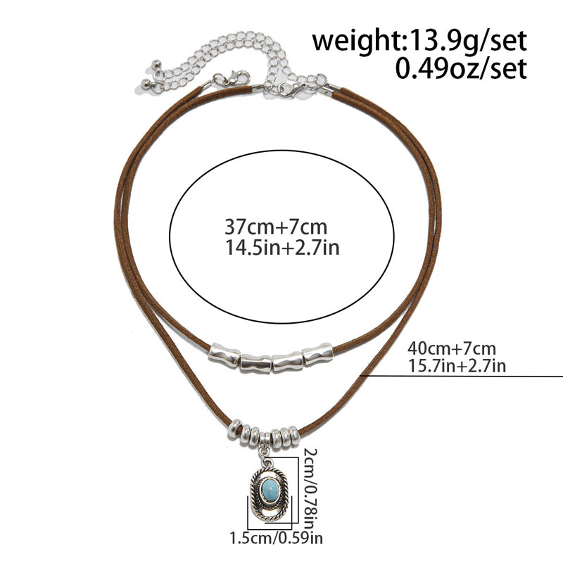 Vintage Anhänger Halskette