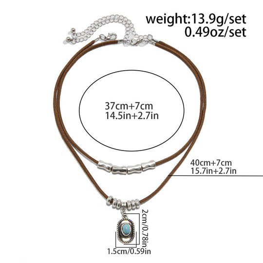 Vintage Anhänger Halskette