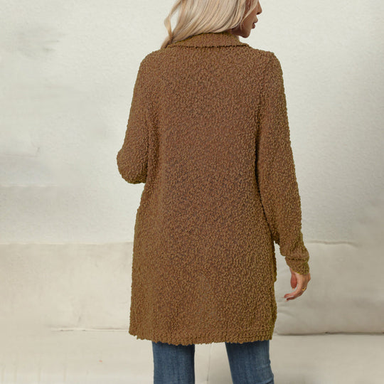 Lässiger einfarbiger Cardigan