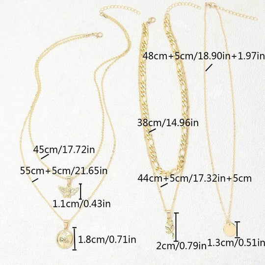 Bohemien Vintage Anhänger Halskette