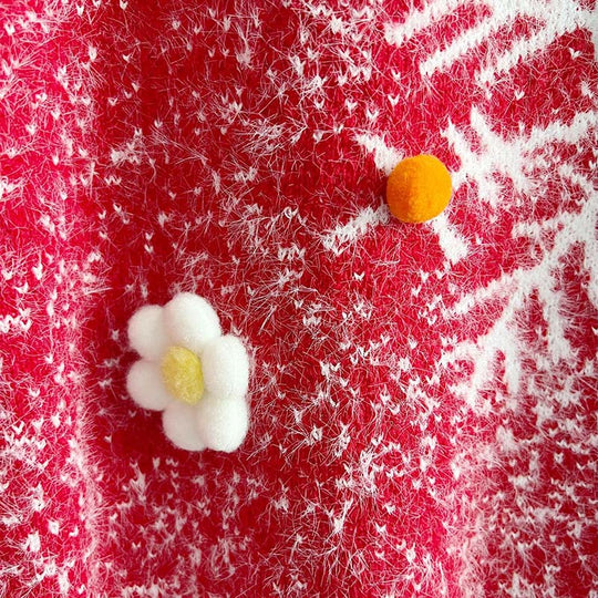 Doppel-Set aus Pullover und Weihnachts-Schal