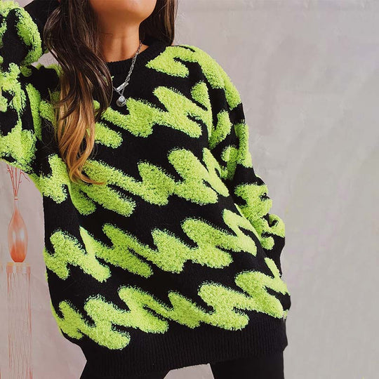 Lockere, lässige Strickpullover