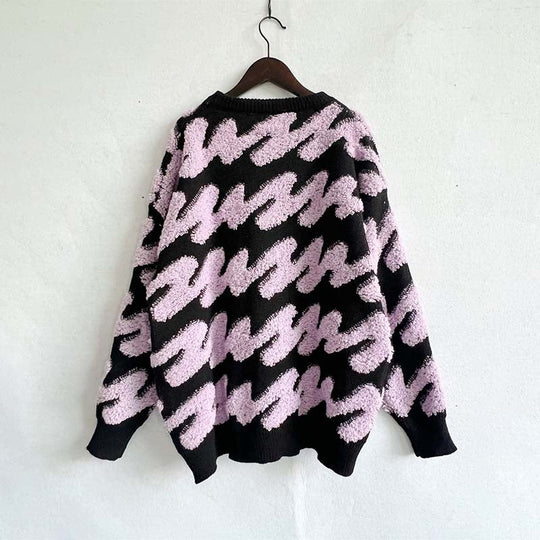 Lockere, lässige Strickpullover