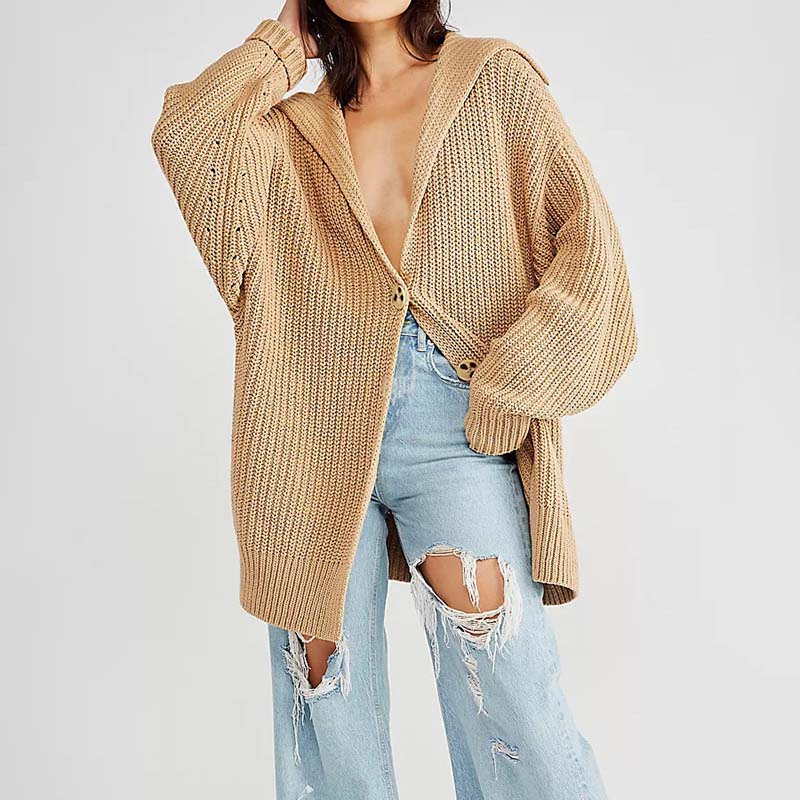 Lässiger gestrickter Cardigan