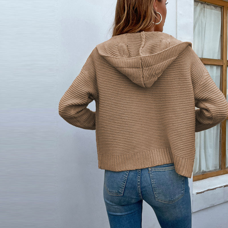 Lässiger gestrickter Cardigan