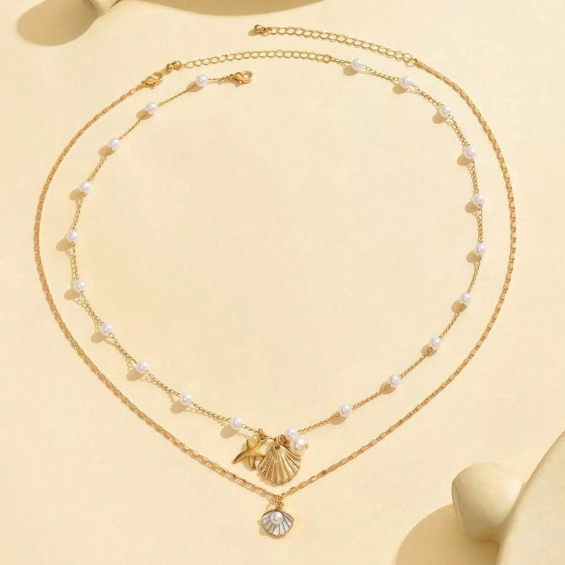 Boho Vintage Anhänger Halskette