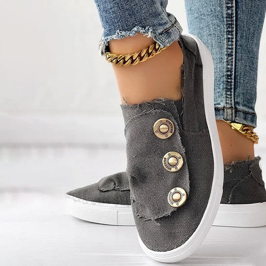 Bequeme flache Schuhe