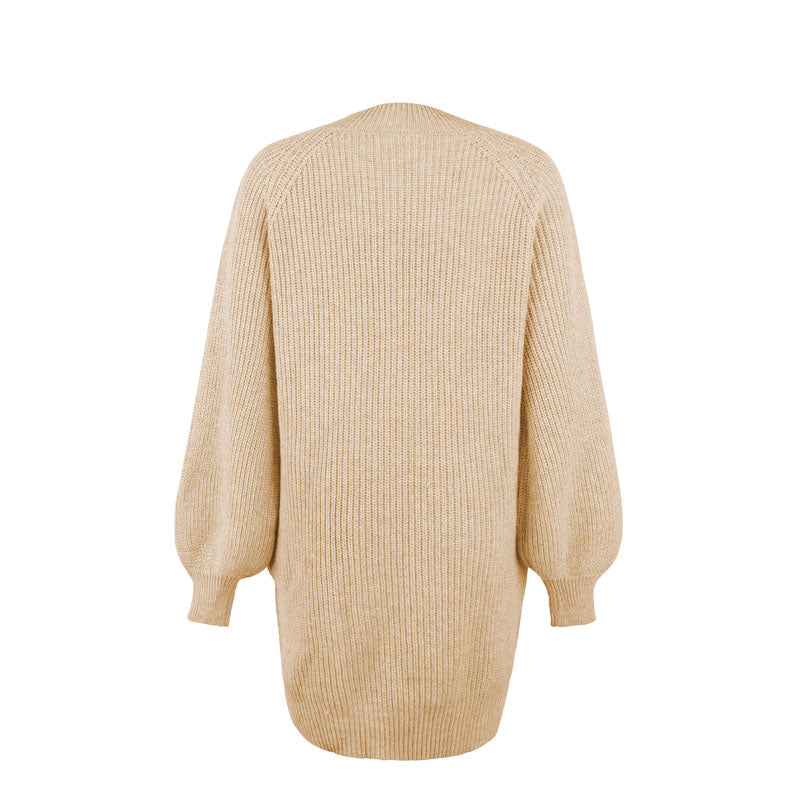 Lässiges gestricktes Kleid