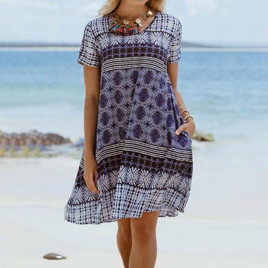 Weite Ethno-Vintage-Kleider