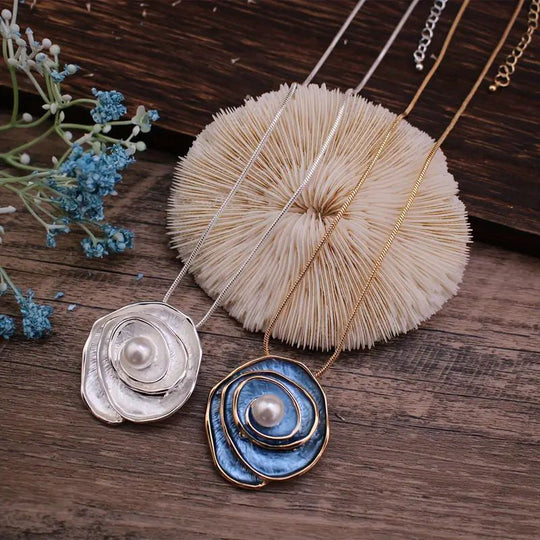 Bohemischer Anhänger Halskette